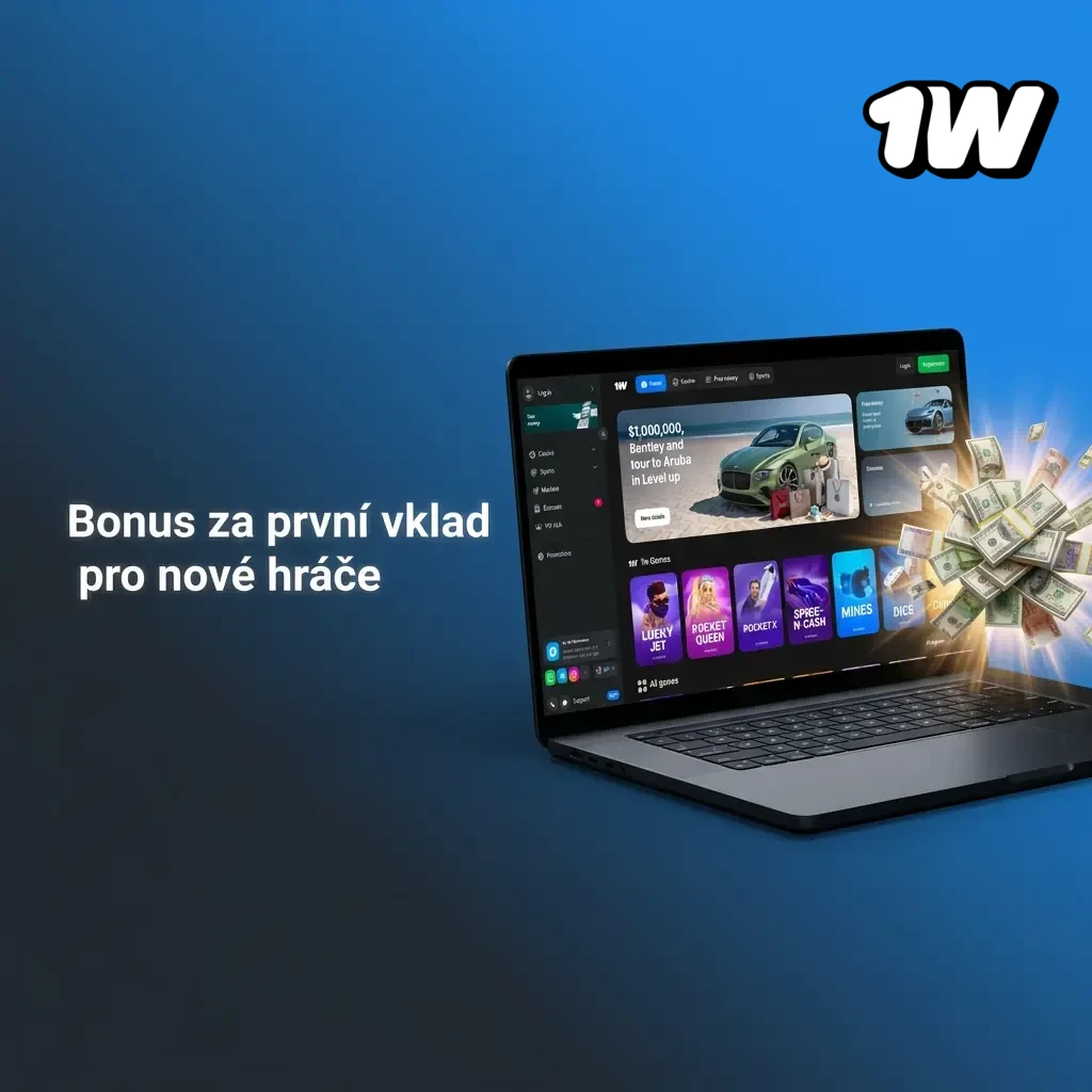 Uvítací bonus 500 % z prvního vkladu na 1W pro nové hráče – casino i sportovní sázení od 100 Kč