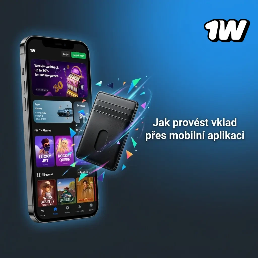Vklad přes mobilní aplikaci 1W – rychlý průvodce kroky vkladu na herní účet za méně než 2 minuty