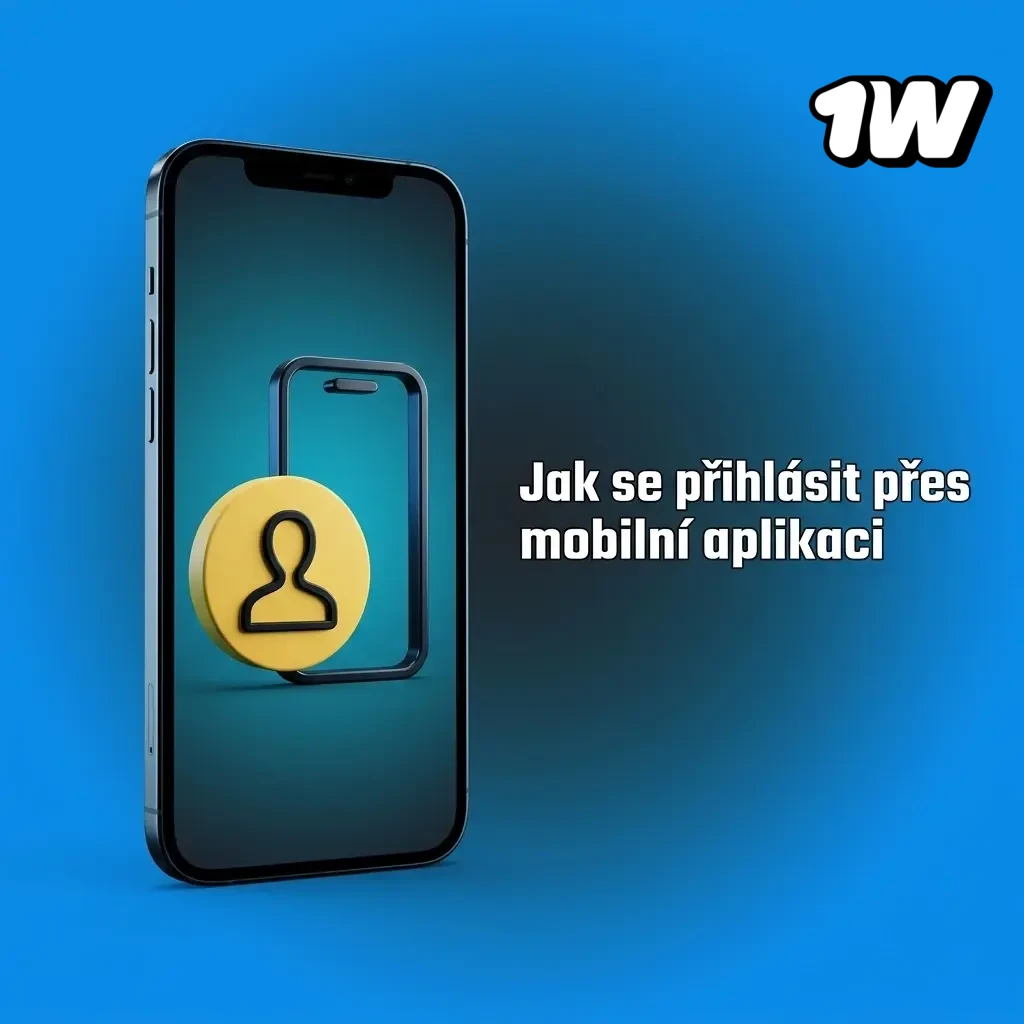Přihlášení do mobilní aplikace 1w na iPhone – zadání e-mailu a hesla na přihlašovací obrazovce