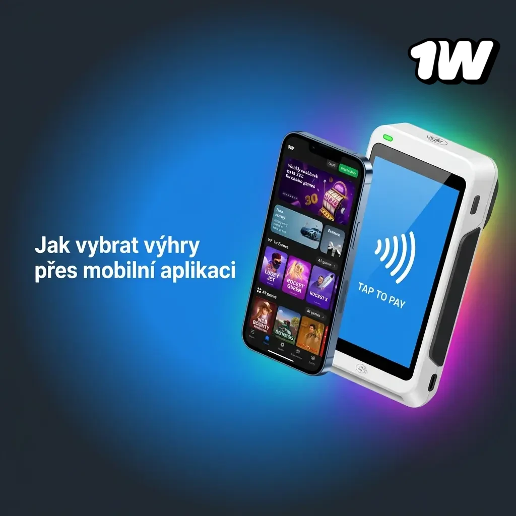 Výběr výher přes mobilní aplikaci 1W – jednoduchý postup výběru prostředků na účet do 24 hodin