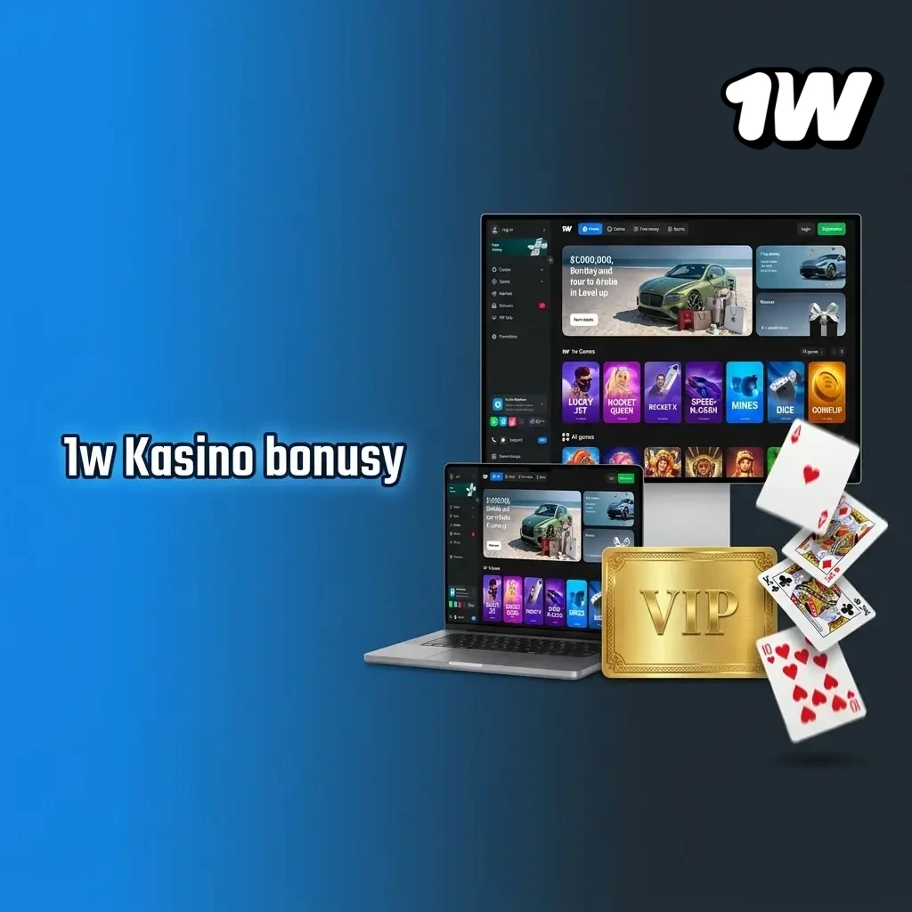 Kasino bonusy 1w – přehled nabídek včetně cashbacku, reload bonusu a turnajů na automatech