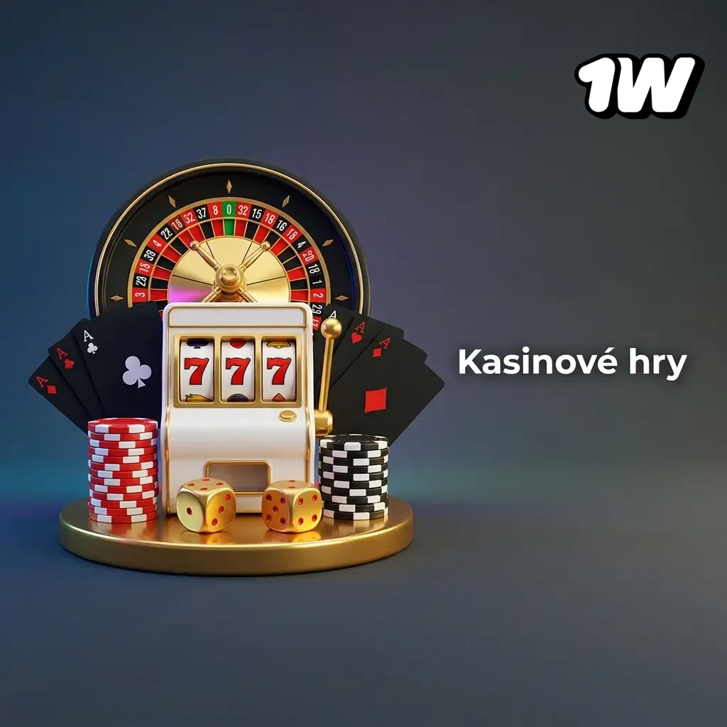 Kasinové hry 1W – videosloty, live ruleta, blackjack, baccarat a jackpot automaty od NetEnt a Pragmatic Play