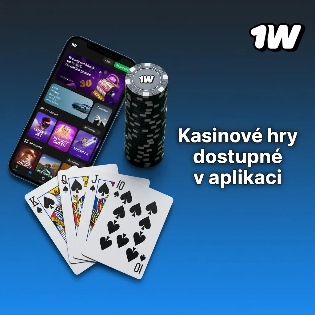 Kasinové hry v aplikaci 1W – Book of Dead, Gates of Olympus, Lightning Roulette a další tituly