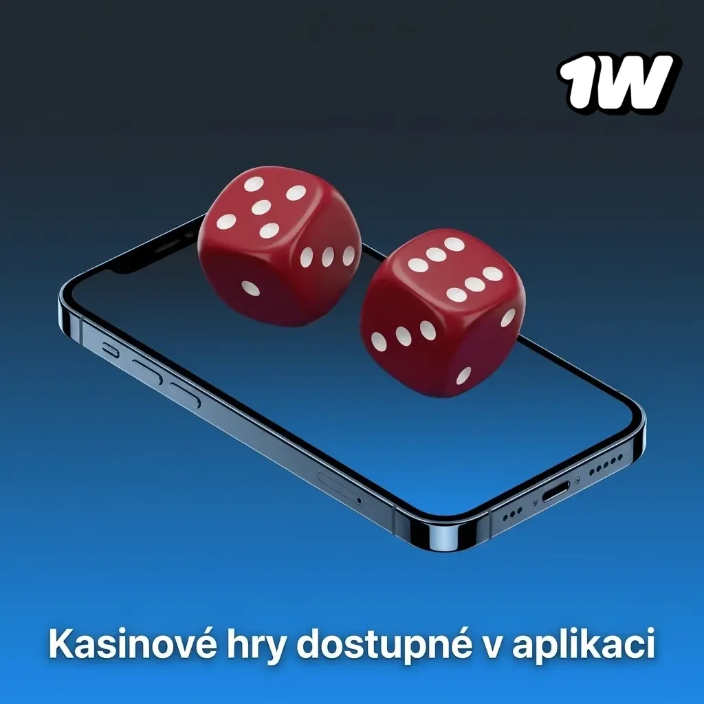 Kasinové hry v aplikaci 1w – automaty, ruleta, blackjack a živé hry od top vývojářů