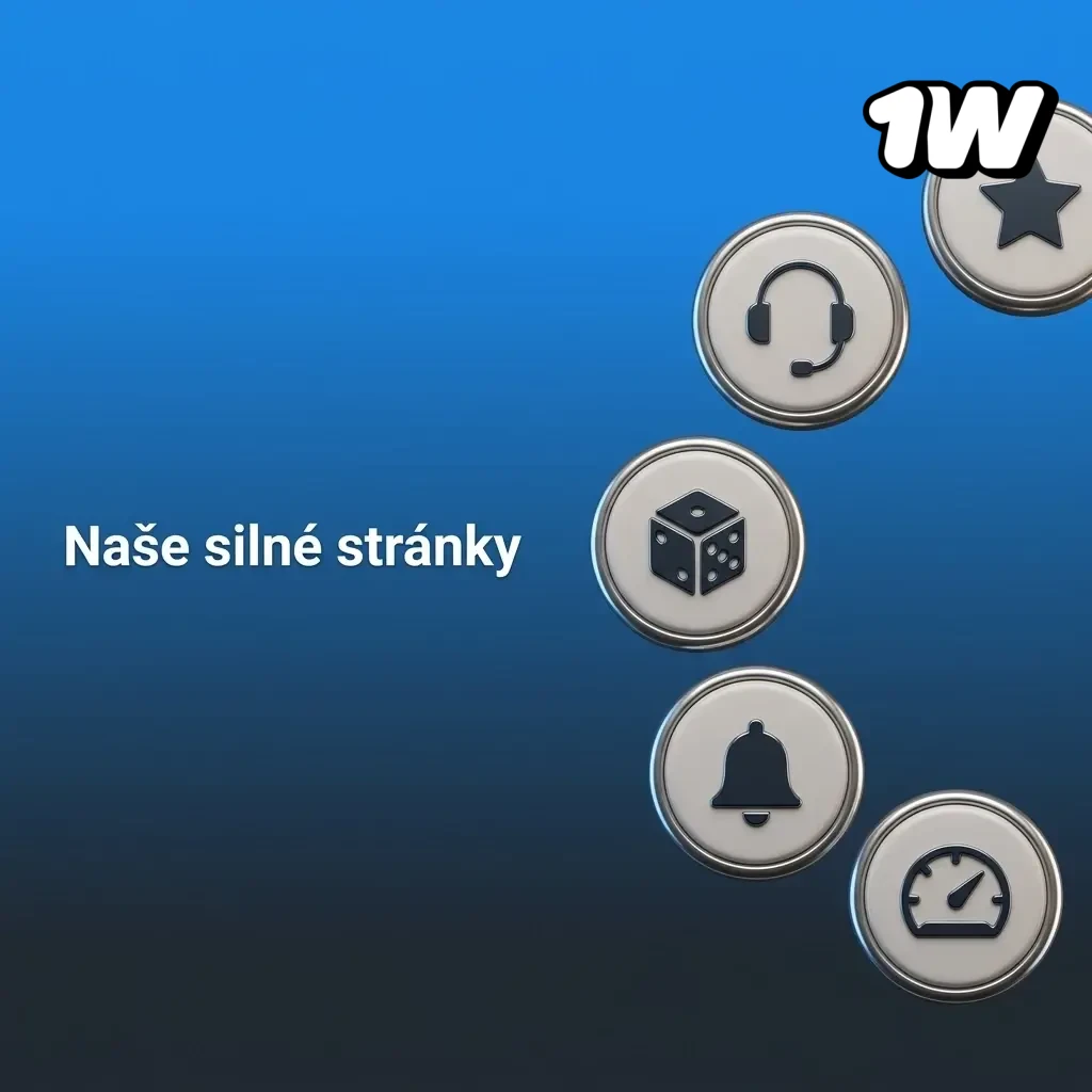 Silné stránky 1w: vysoké kurzy, živé sázení, kryptoměny a česká podpora pro sázkaře