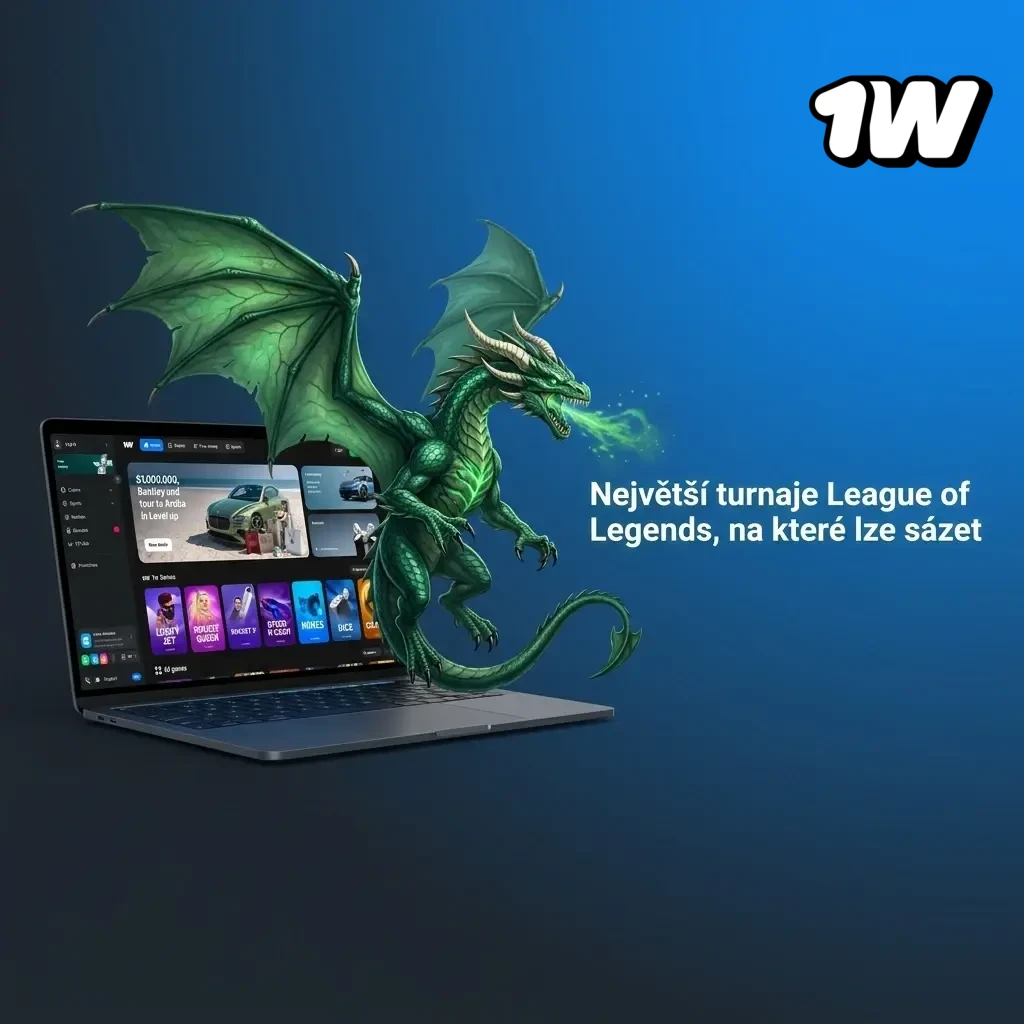 Největší turnaje League of Legends včetně Worlds, MSI, LCK a LEC pro sázení na esport