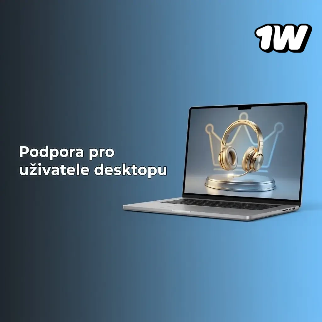 Zákaznická podpora pro desktop: živý chat 24/7, e-mail a sociální sítě pro rychlou pomoc