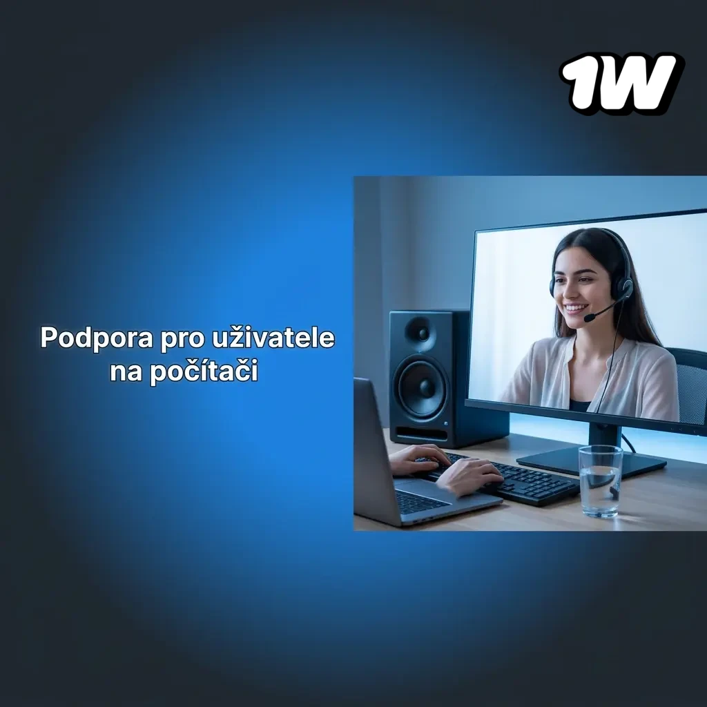 Zákaznická podpora pro desktopové uživatele – live chat, e-mail, sociální sítě a FAQ sekce