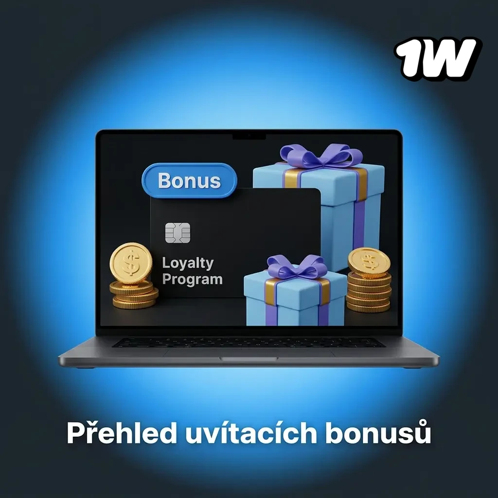 Přehled uvítacích bonusů 1W – casino a sport bonusy až 12 500 Kč s podmínkami protočení