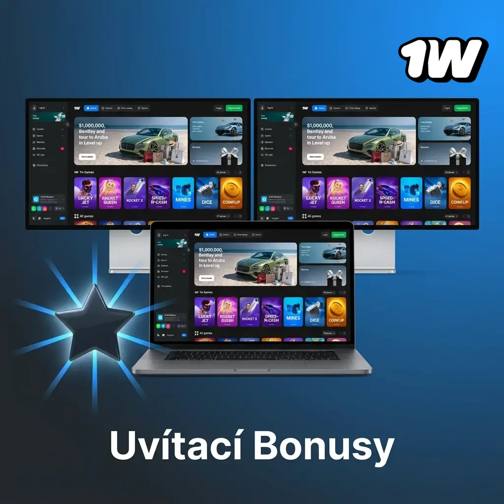 Uvítací bonusy až 500 % pro nové hráče – casino, sportovní sázení a live casino s podmínkami sázení