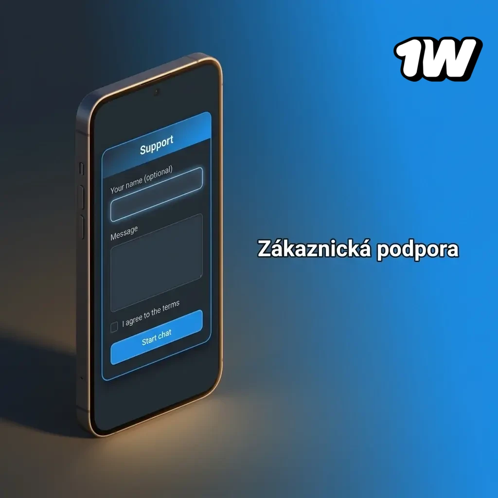 Zákaznická podpora 1w – online chat, e-mail a FAQ sekce pro rychlé řešení problémů s výběrem