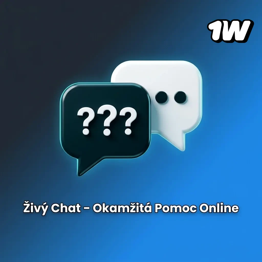 Živý chat zákaznické podpory 1w – okamžitá pomoc online 24/7 přímo na webu nebo v aplikaci