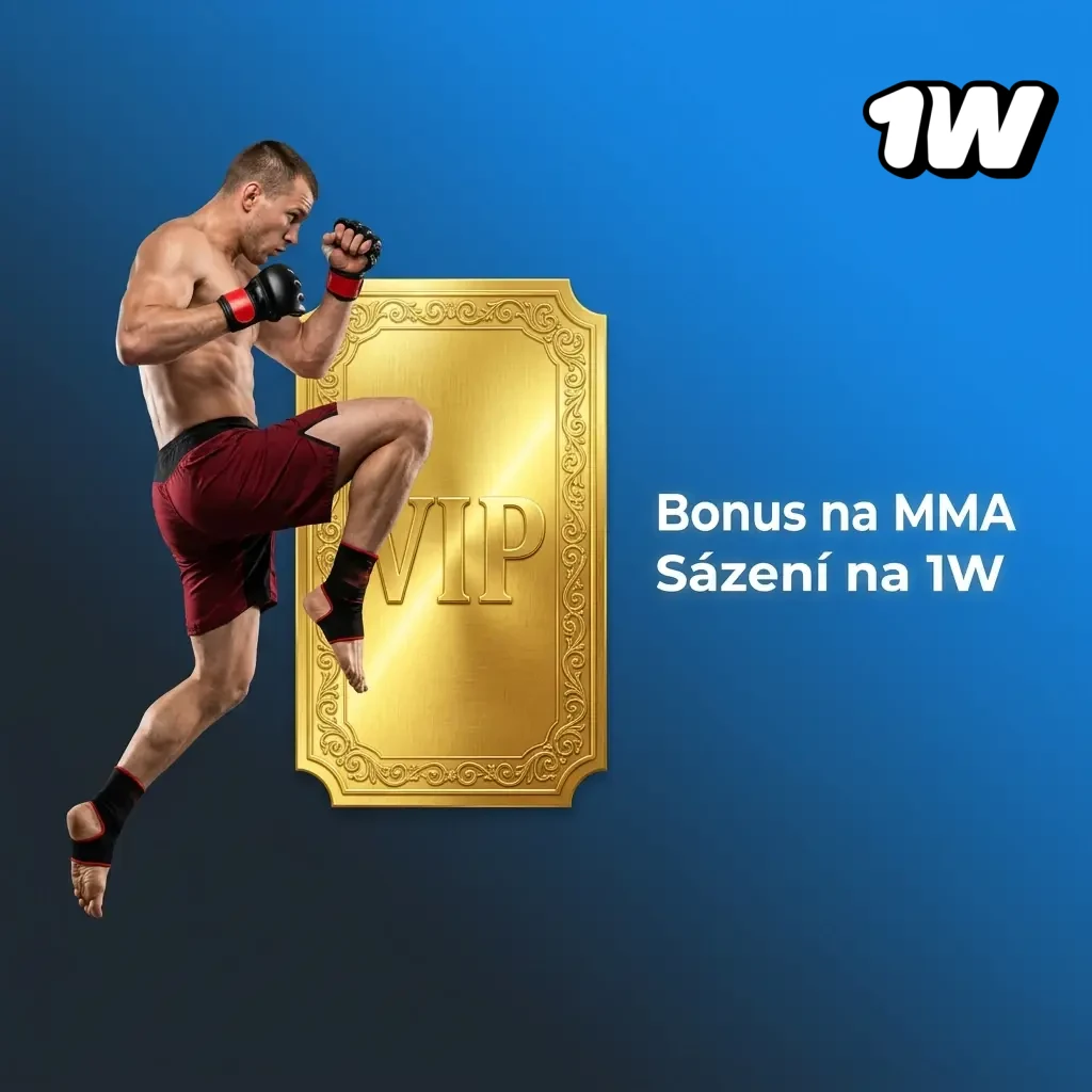 Bonus na MMA sázení na 1W – uvítací bonus pro nové uživatele na kurzy UFC a dalších organizací
