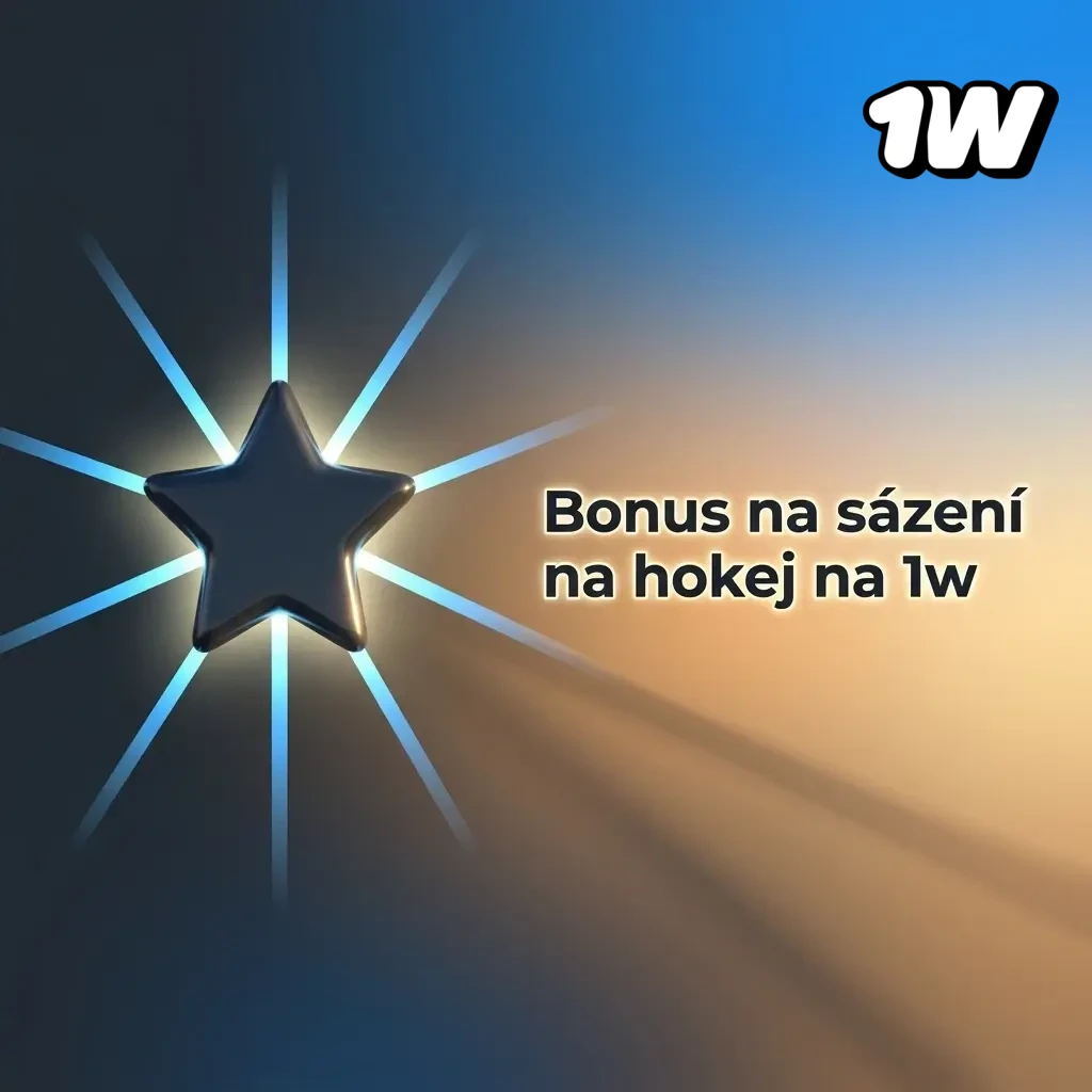 Uvítací bonus na hokejové sázky na 1w pro nové uživatele – první vklad, podmínky obratu a živé sázky