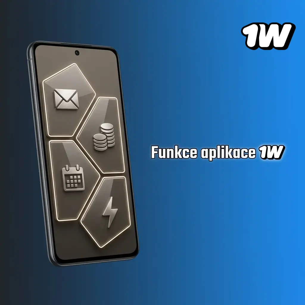 Funkce aplikace 1W – sázení, kasino, vklady, výběry a profil na jednom místě v mobilní aplikaci