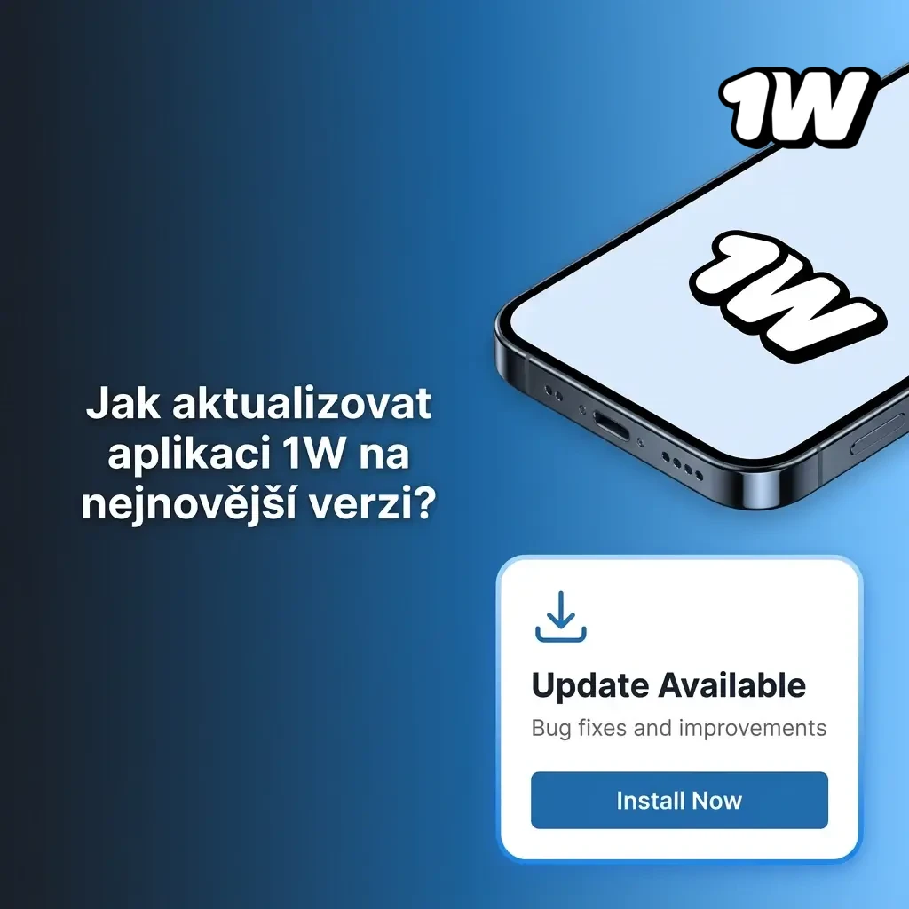 Aktualizace aplikace 1W na Androidu přes APK soubor, iOS uživatelé nepotřebují ruční aktualizaci
