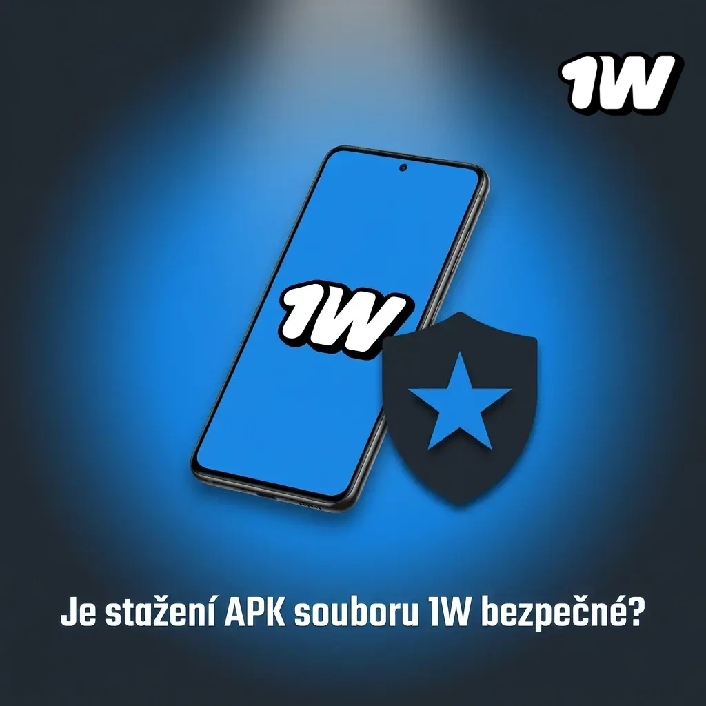 Bezpečné stažení APK souboru 1W s SSL šifrováním a licencí Curacao eGaming
