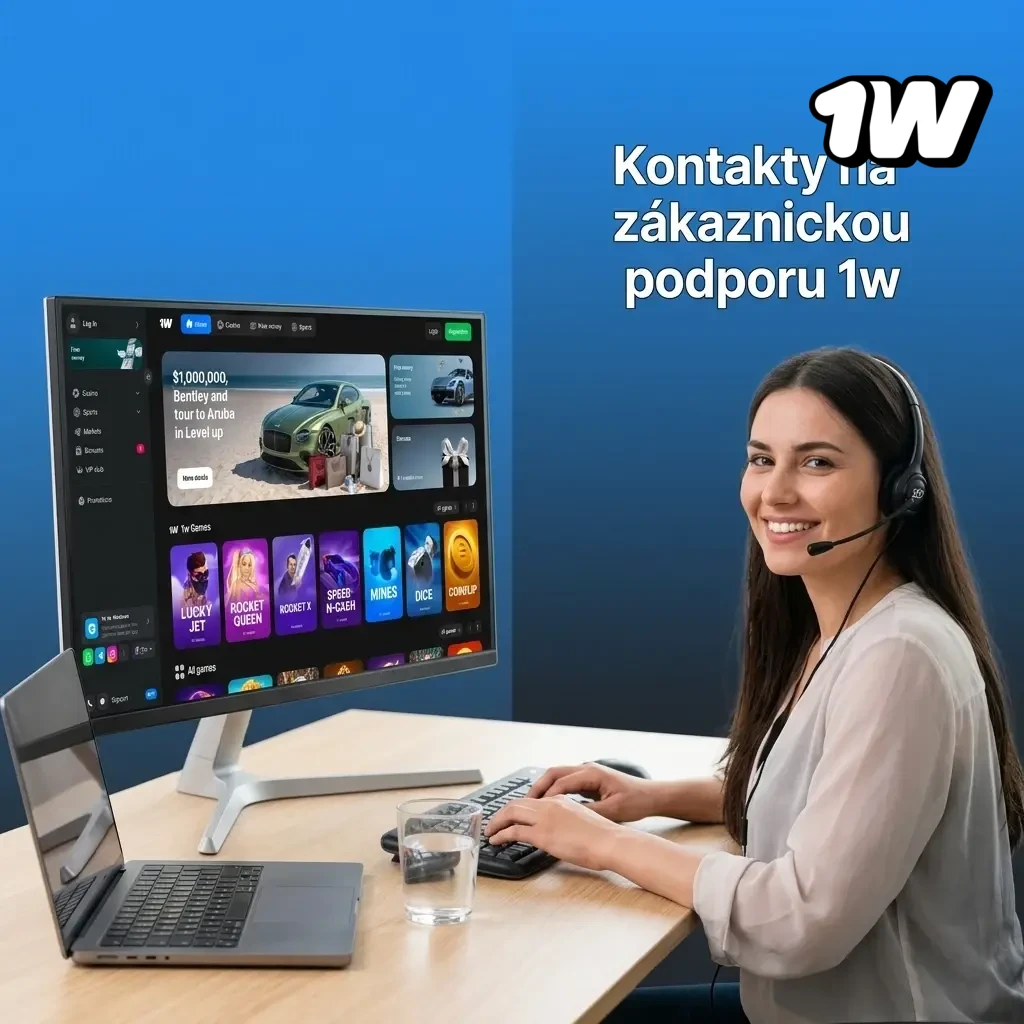 Kontakty na zákaznickou podporu 1w – live chat, e-mail, Telegram a sociální sítě pro pomoc s vkladem