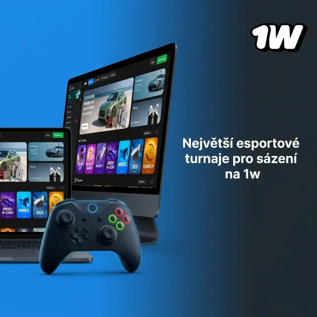 Přehled největších esportových turnajů na 1w – CS2, Dota 2, LoL, Valorant a další hry