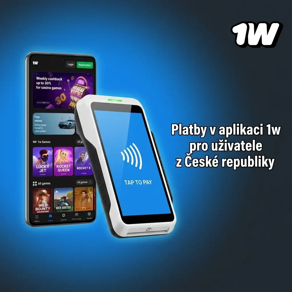 Platby v aplikaci 1w v ČR – Bitcoin, Ethereum, USDT a další kryptoměny pro vklady a výběry
