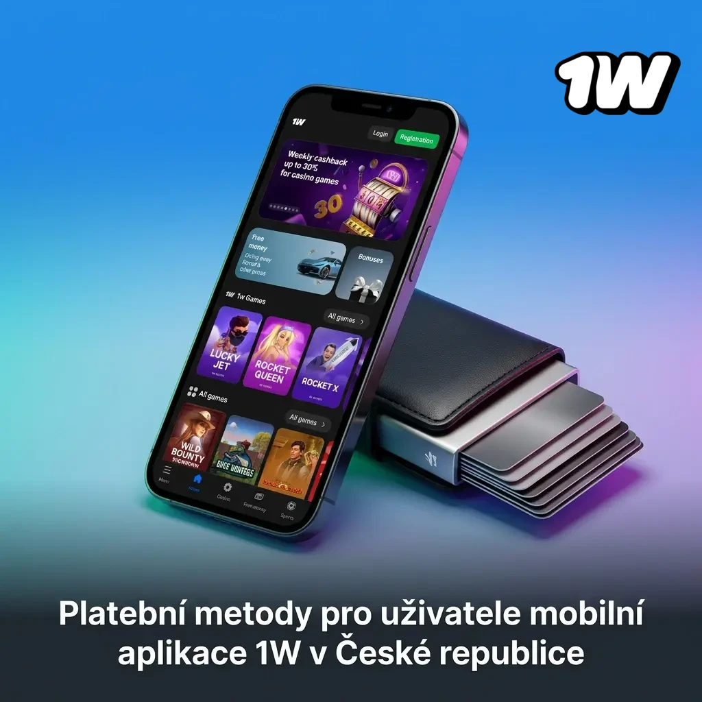 Platební metody 1W v ČR: Visa, Mastercard, Bitcoin, Ethereum, Skrill, Neteller a bankovní převod