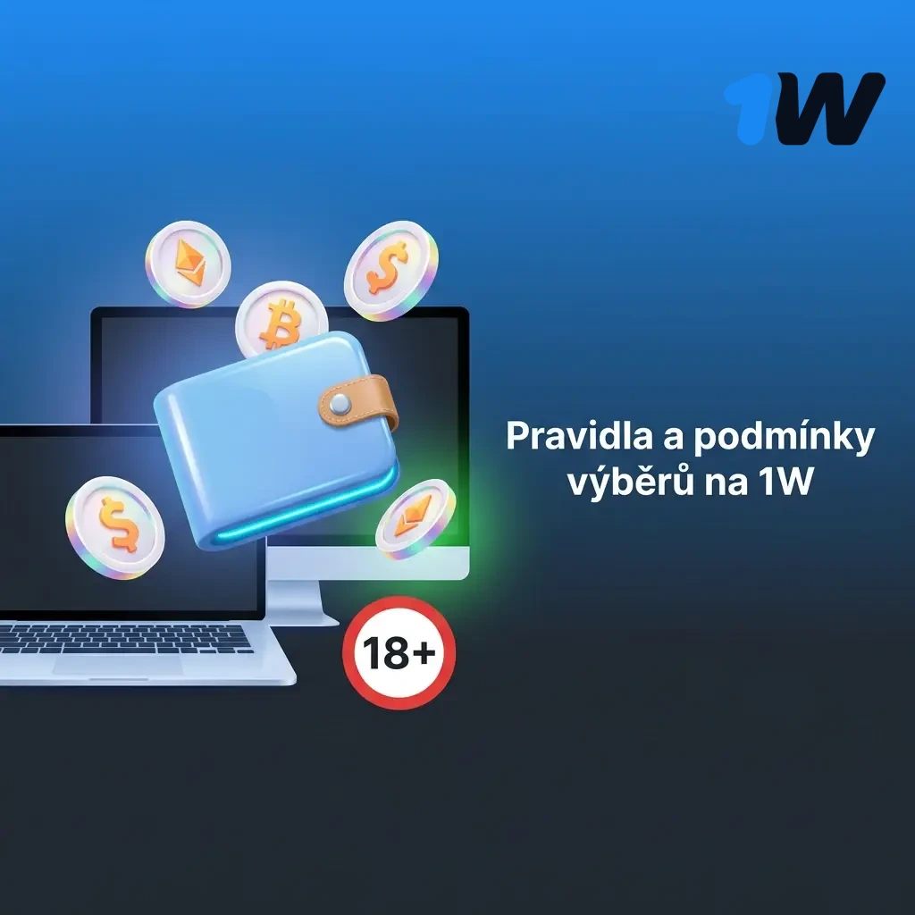 Pravidla výběrů na 1W: KYC ověření, bonusové podmínky, platební metody a limity pro hráče z ČR.