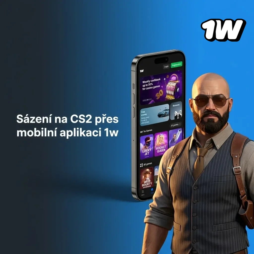 Sázení na CS2 přes mobilní aplikaci 1w – stažení, instalace a podání sázky na esporty