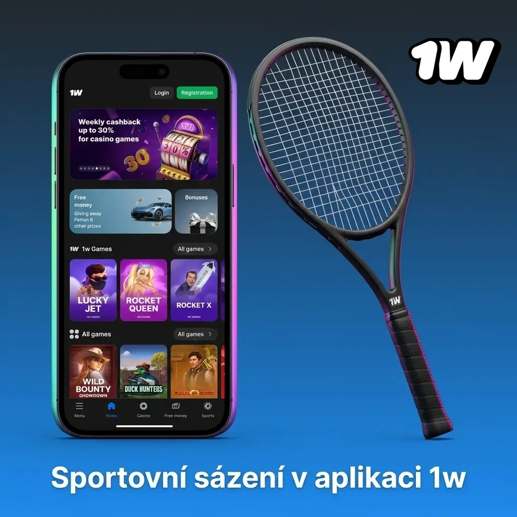 Sportovní sázení v aplikaci 1w – fotbal, tenis, hokej, esport a další sporty v reálném čase