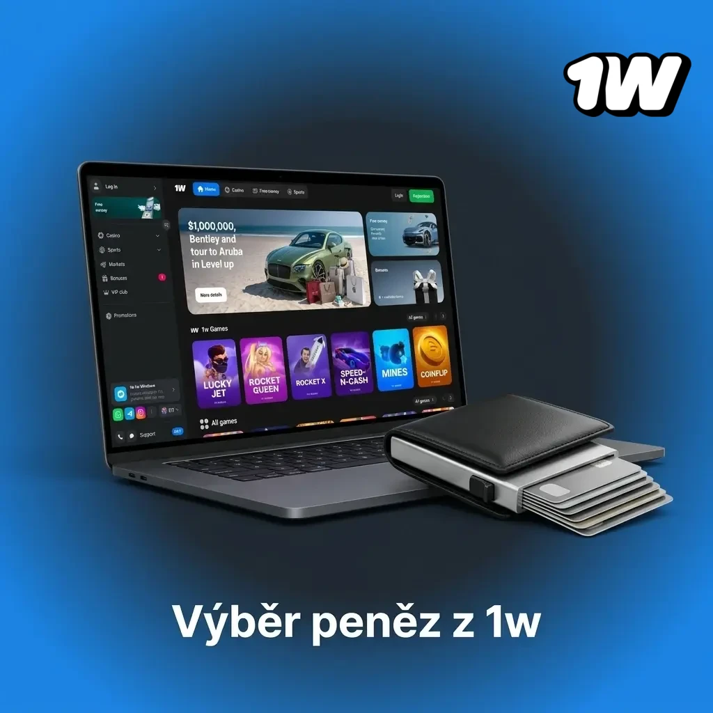 Průvodce výběrem peněz z platformy 1w v České republice – postup krok za krokem