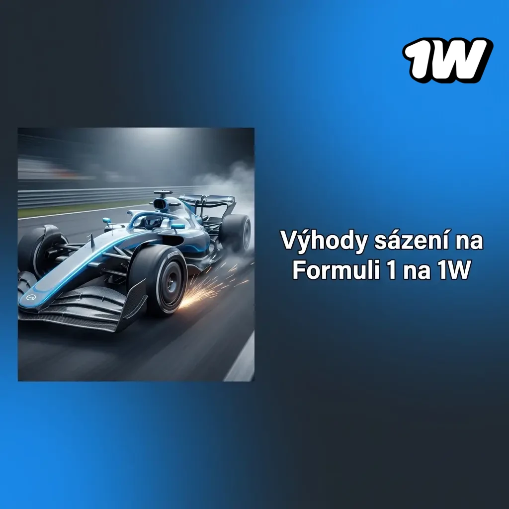 Výhody sázení na Formuli 1 na platformě 1W – kurzy, živé sázky, mobilní aplikace a české prostředí
