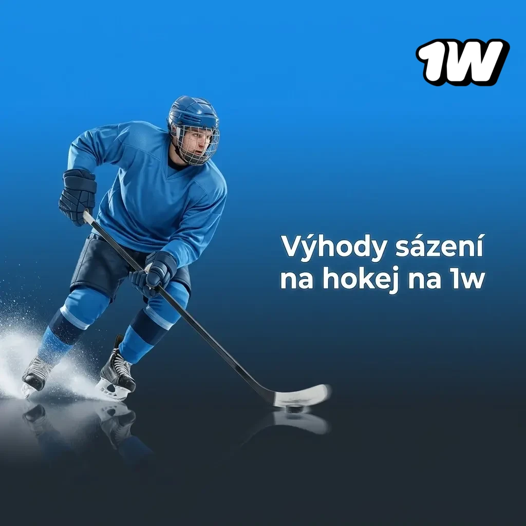 Výhody sázení na hokej na 1w – kurzy, live sázení, mobilní app a legální provoz v ČR