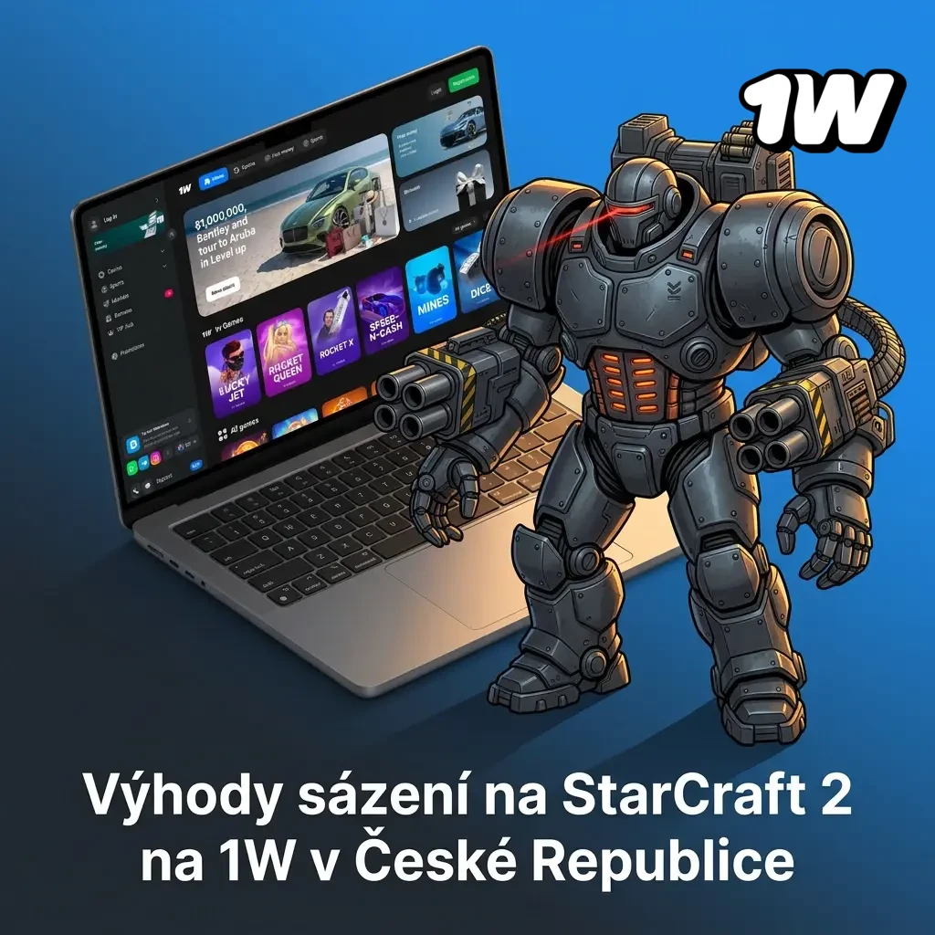 Výhody sázení na StarCraft 2 na 1W – bonusy, kurzy a podpora pro české hráče