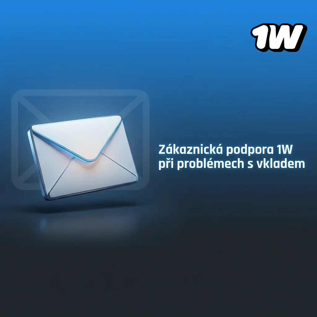 Zákaznická podpora 1W – live chat, e-mail, Telegram a sociální sítě pro pomoc s vkladem